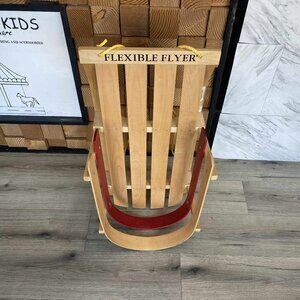 Flexible Flyer Wooden Pull Sleigh KIDS BABY